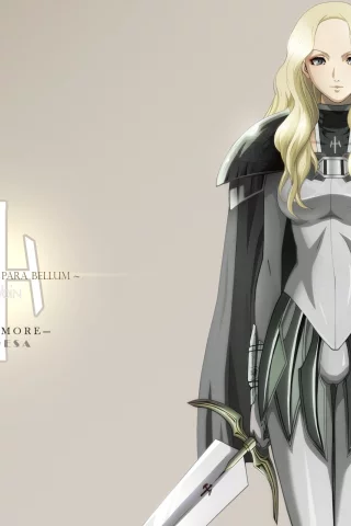аниме, клеймор, девушка, доспех, claymore, teresa, воин, оружие
