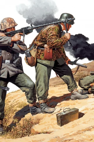 югославия, итальянские, солдаты, немецкие, 1944год, арт