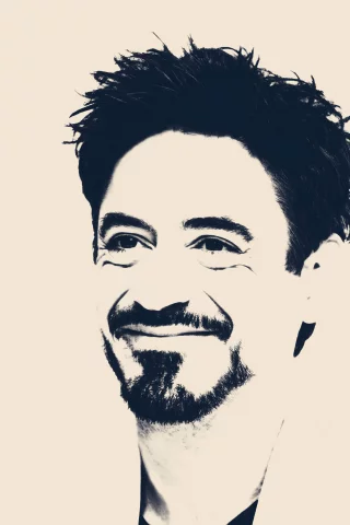 портрет, арт, robert downey jr