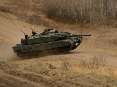 дорога, боевой, танк, leopard-a4m
