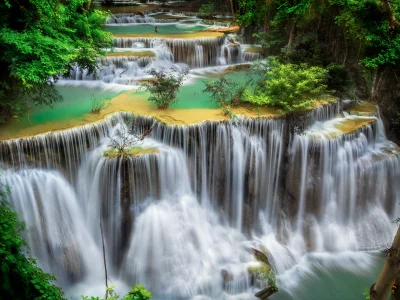 водопад, красота