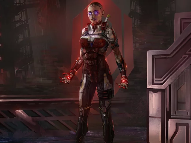jack, art, subject zero, mass effect 3, phantom