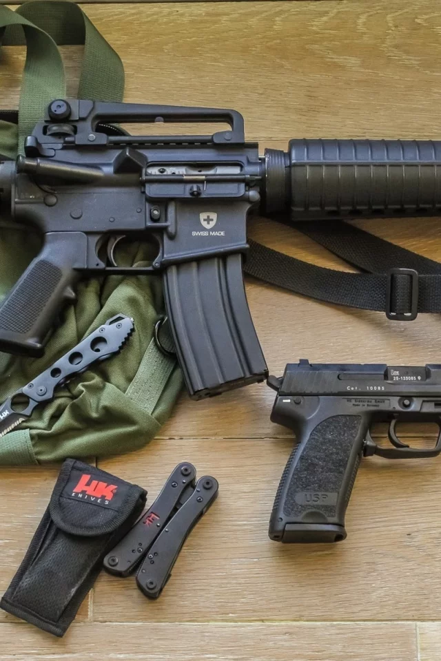 автомат, ножи, heckler &amp;amp; koch, сумка, пистолеты, m4a1