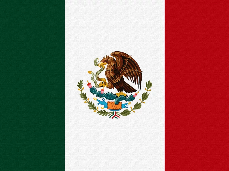 змея, флаг, мексика, орел, mexico