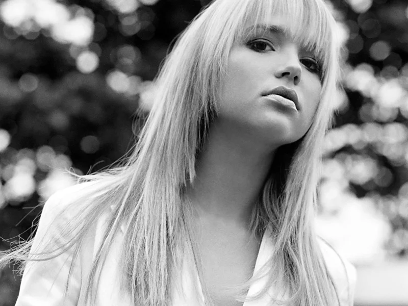 блондинка, черно-белая, arielle kebbel