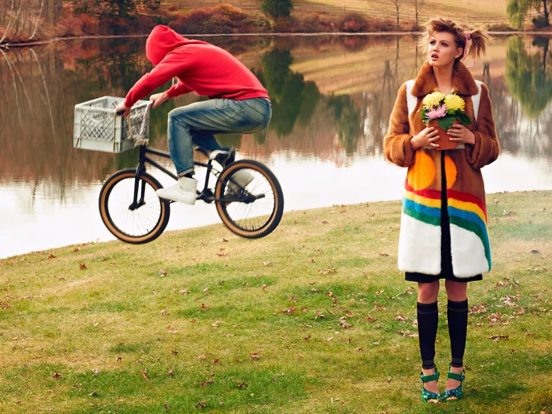 lindsey wixson, велосипедист, cr fashion book, фотосессия