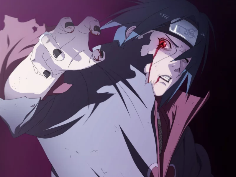 naruto, anime, itachi
