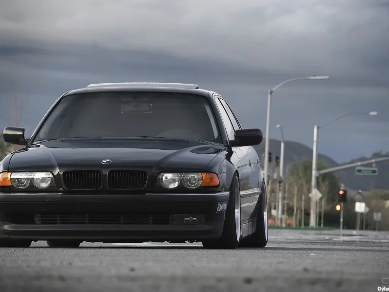 дорога, dylan leff, диски, bmw 740, бумер, тюнинг, bumer, семёрка, e38
