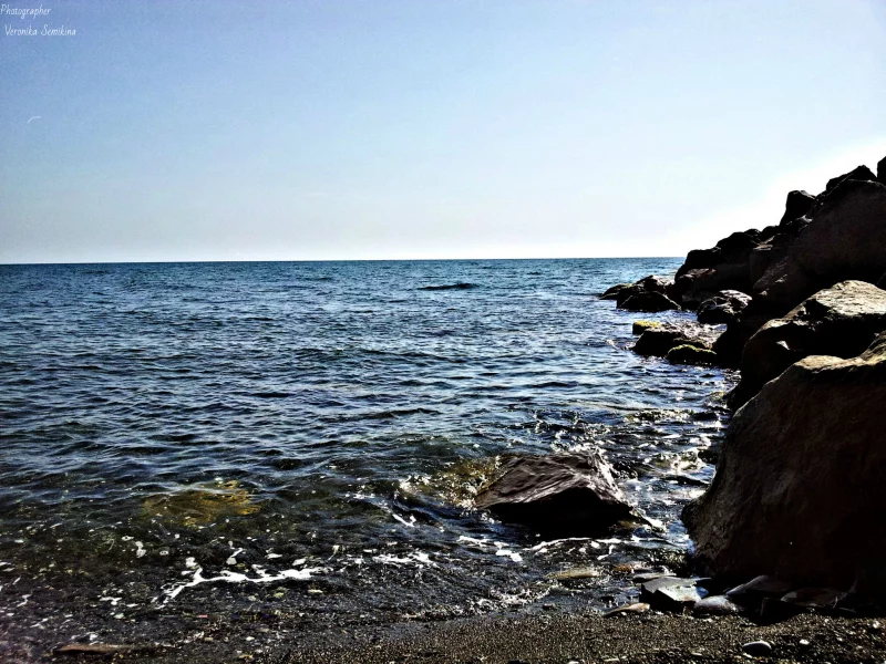 Море, волны, камешки