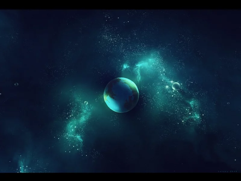планета, туманность, космос, звезды, space