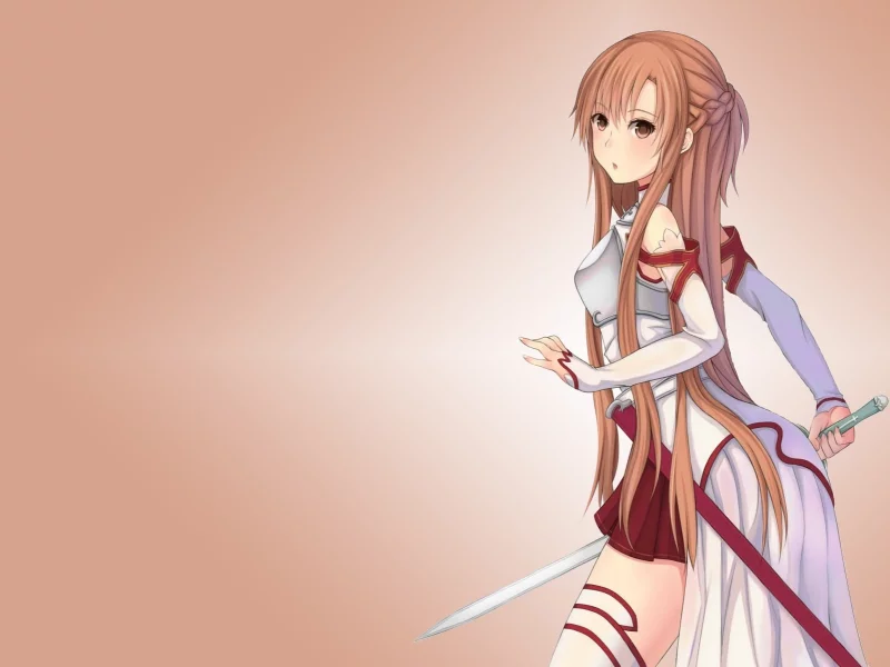 мастера меча онлайн, асуна юки, меч, sword art online