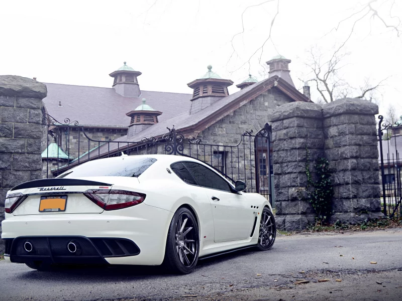 Maserati, Granturismo, Tuning, White, Bodykit, Street