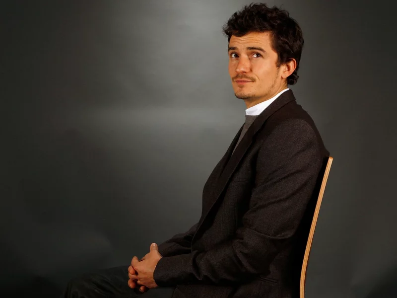 orlando bloom, орландо блум, брюнет, актер