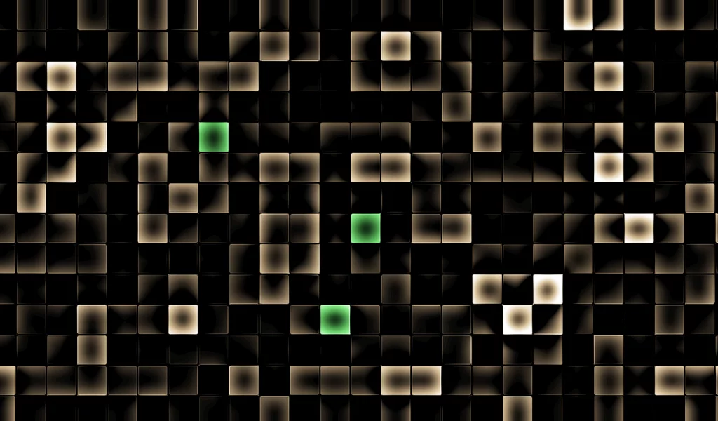 pattern, black, gold, square