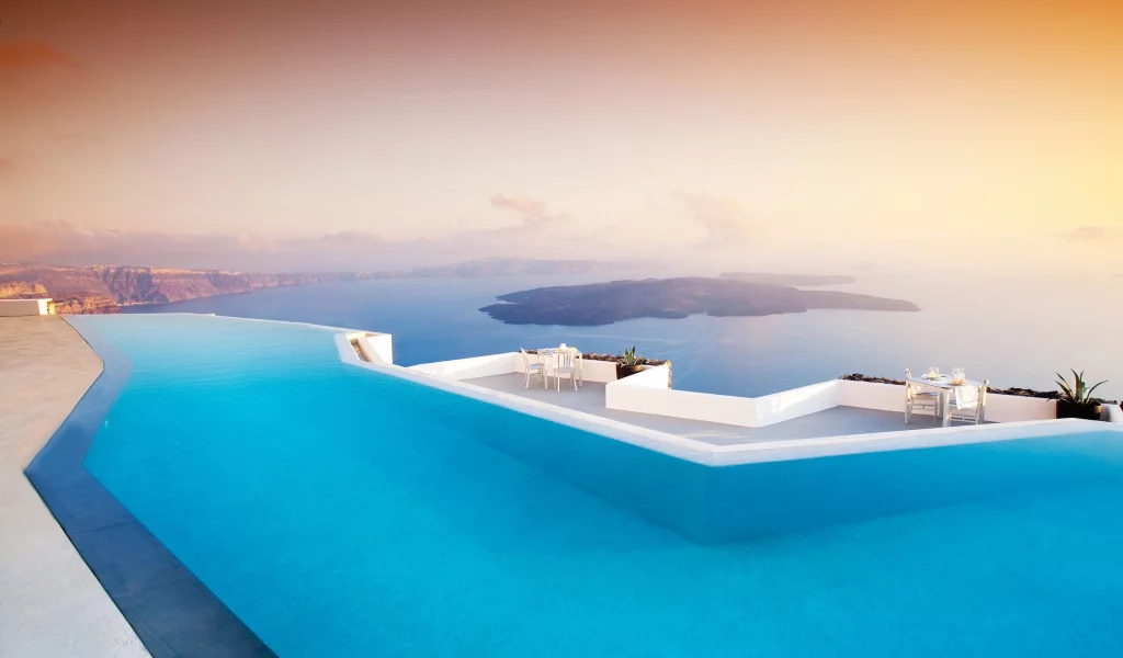 отель, санторини, pool, бассейн, santorini, греция, greece