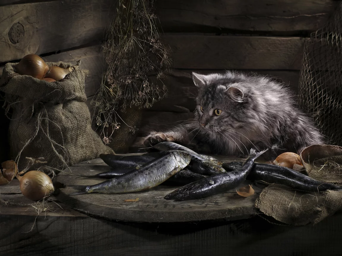 рыба, удача, кошка