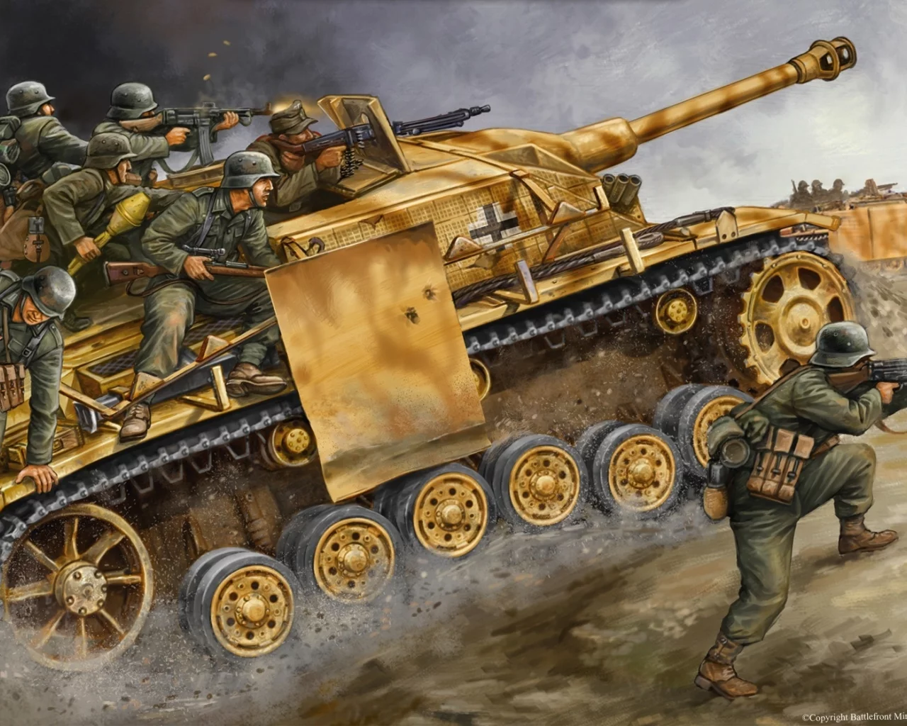 германия, вермахт, война, stug iv, немцы, солдаты, штюг