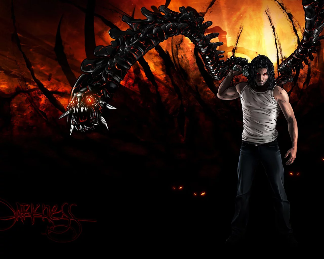 The Darkness 2, Джеки, тьма, Jackie, dark