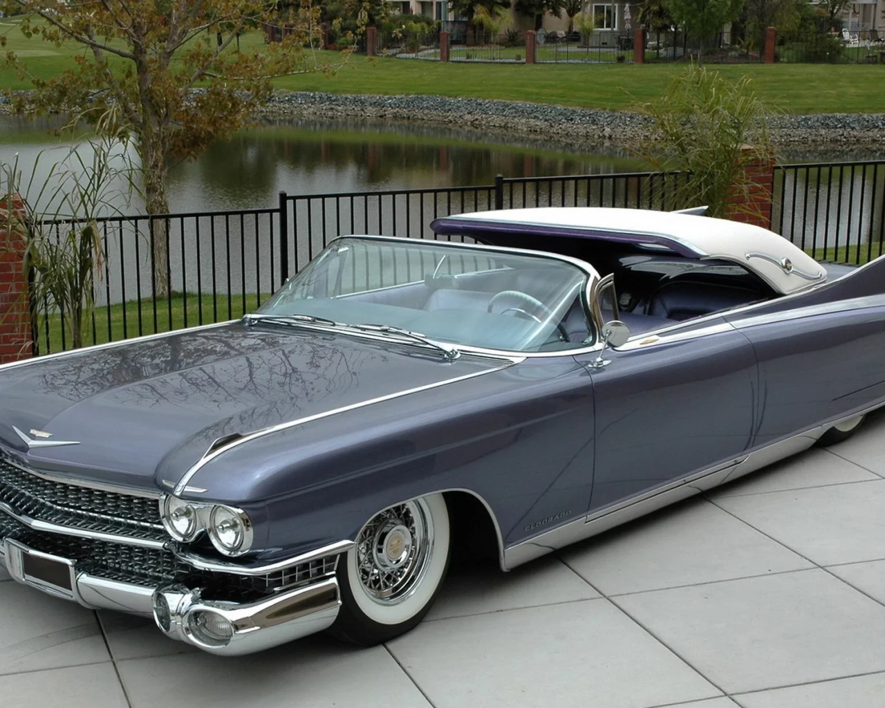 cadillac, кабриолет, ретро, eldorado, 1960