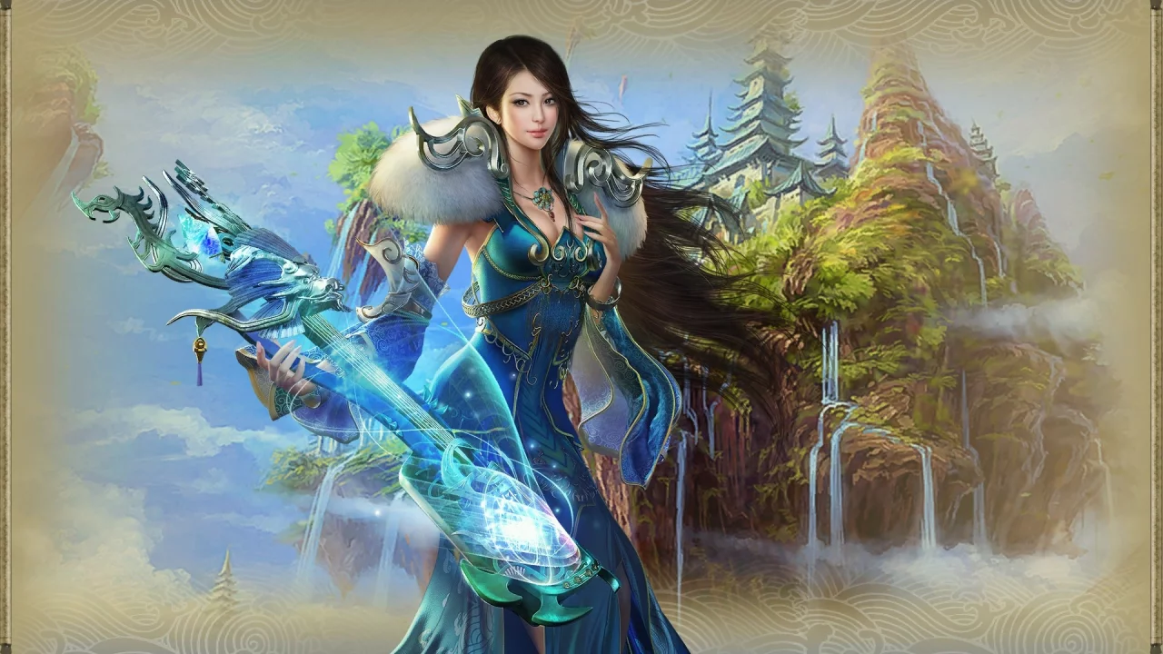 девушка, музыка, игра, Zhu Xian 3