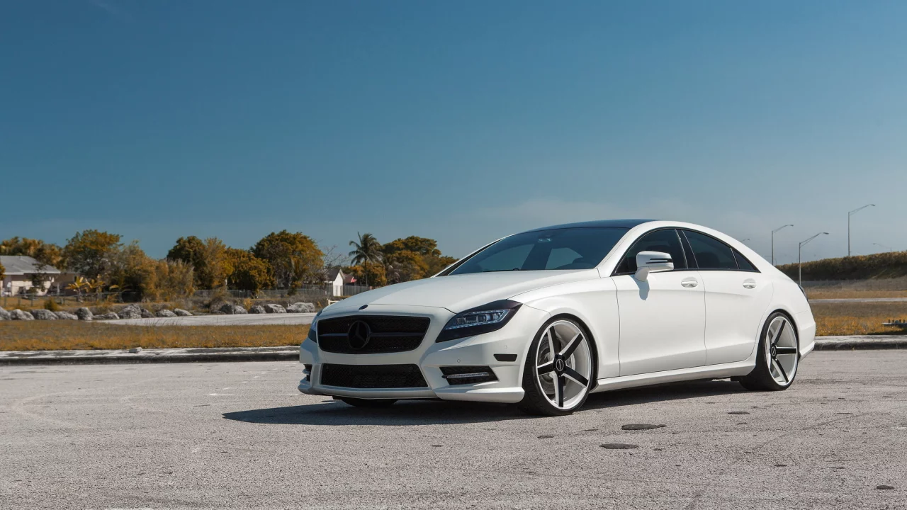 тюнинг, мат, mercedes, белый, cls 550