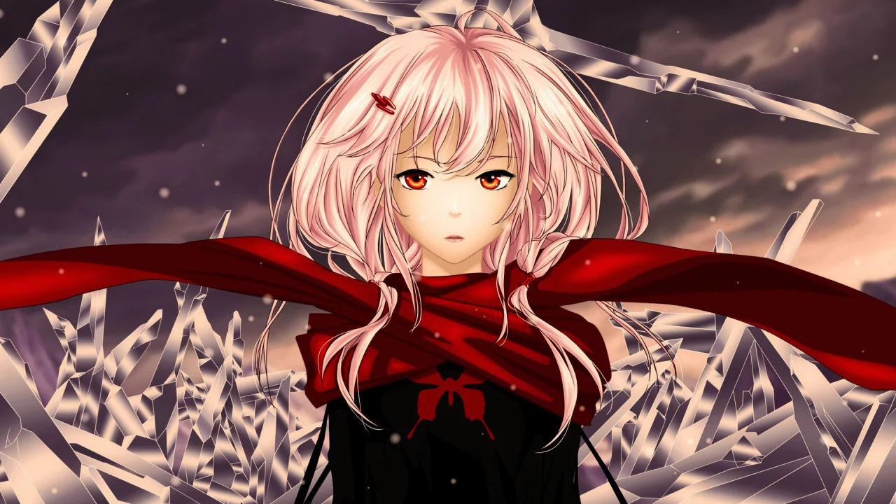 Guilty crown, Инори, Inori, вирус апокалипсис, кристаллы
