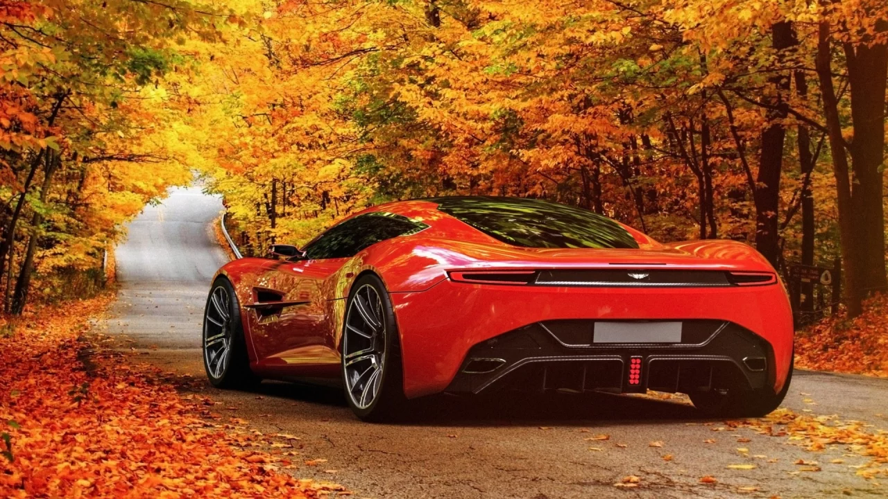 живописные, концепт-кар, дорога, aston martin dbc, авто