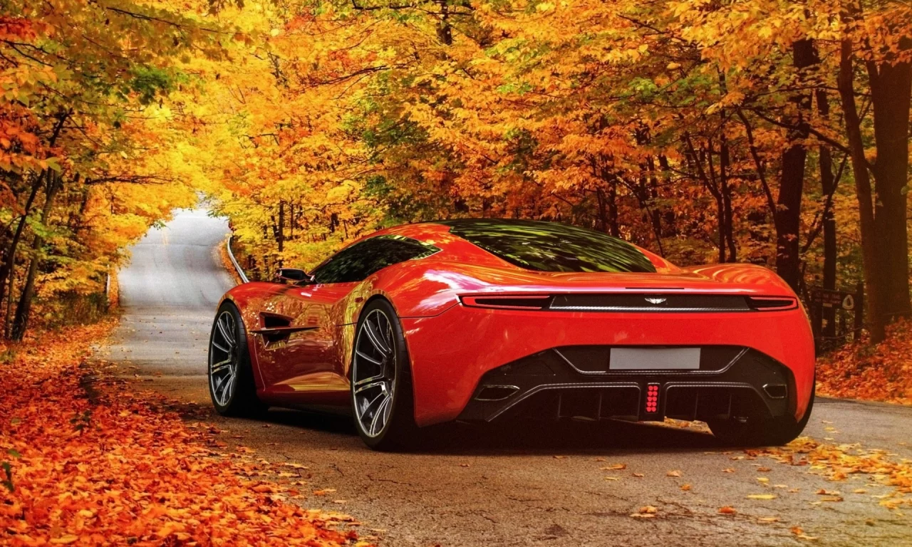 живописные, концепт-кар, дорога, aston martin dbc, авто