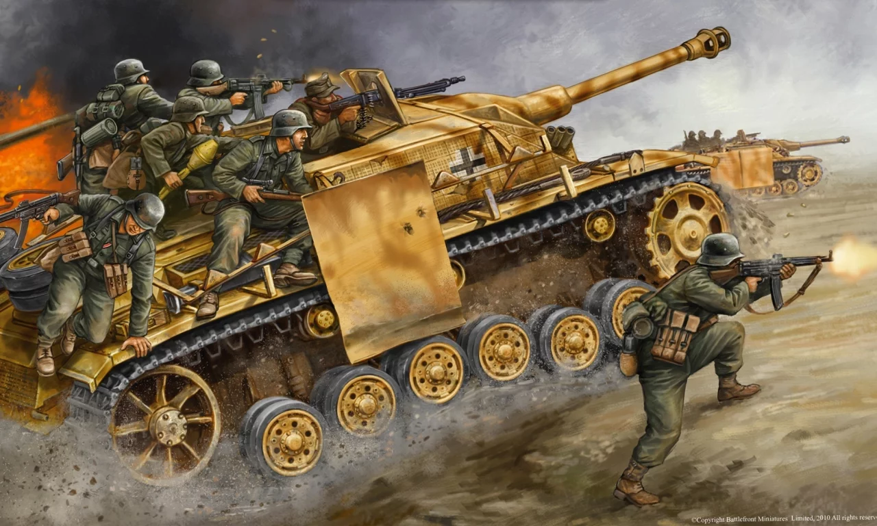 германия, вермахт, война, stug iv, немцы, солдаты, штюг