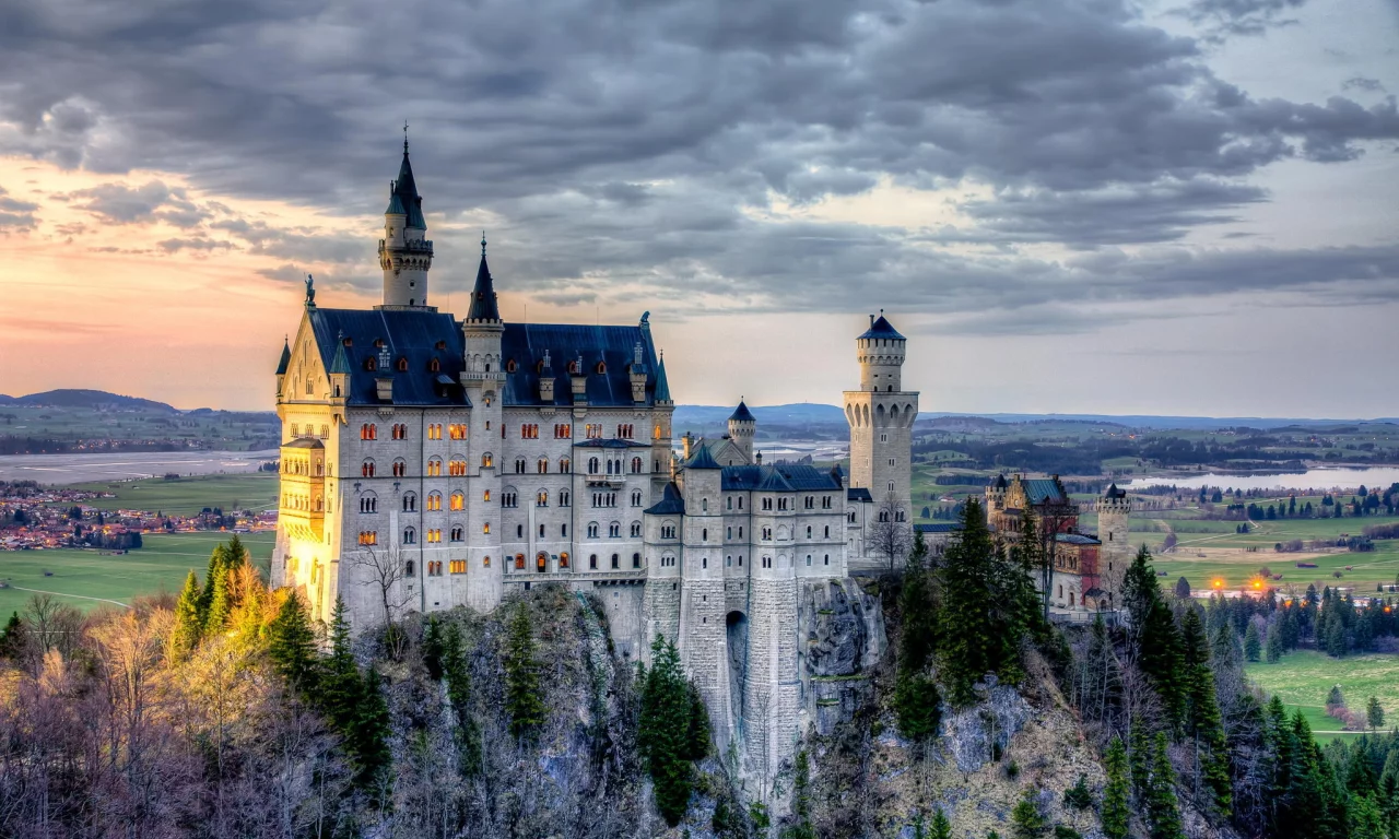 home of king ludwig, замок нойшванштайн, bavaria, germany, neuschwanstein castle