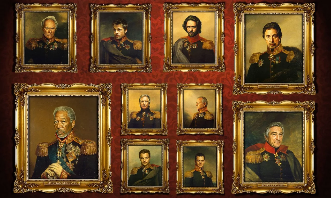 frame, generals, celebrities wearing the uniform of russian generals, celebrity