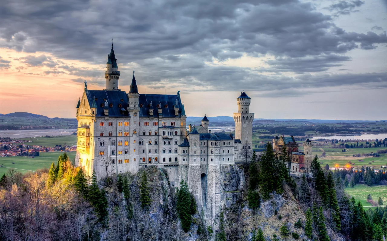 home of king ludwig, замок нойшванштайн, bavaria, germany, neuschwanstein castle