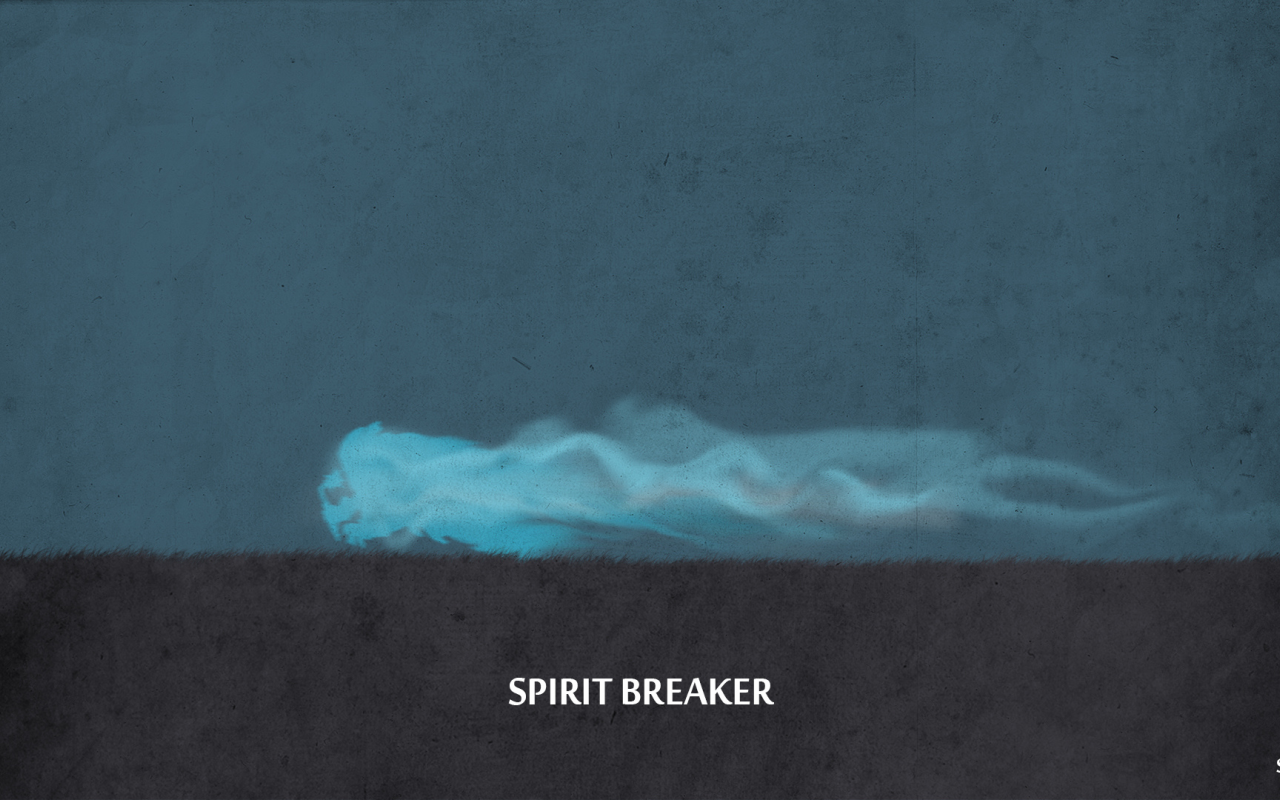 spirit, spirit breaker, minimalism, sheron1030, valve, dota 2