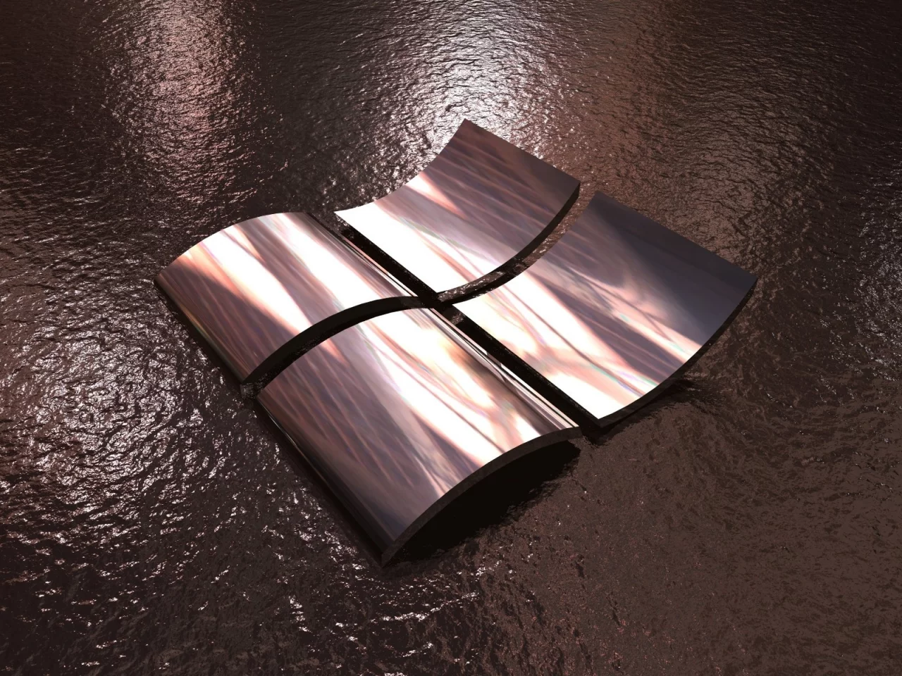 компьютер, 3d, операционная система, windows, логотип, обои