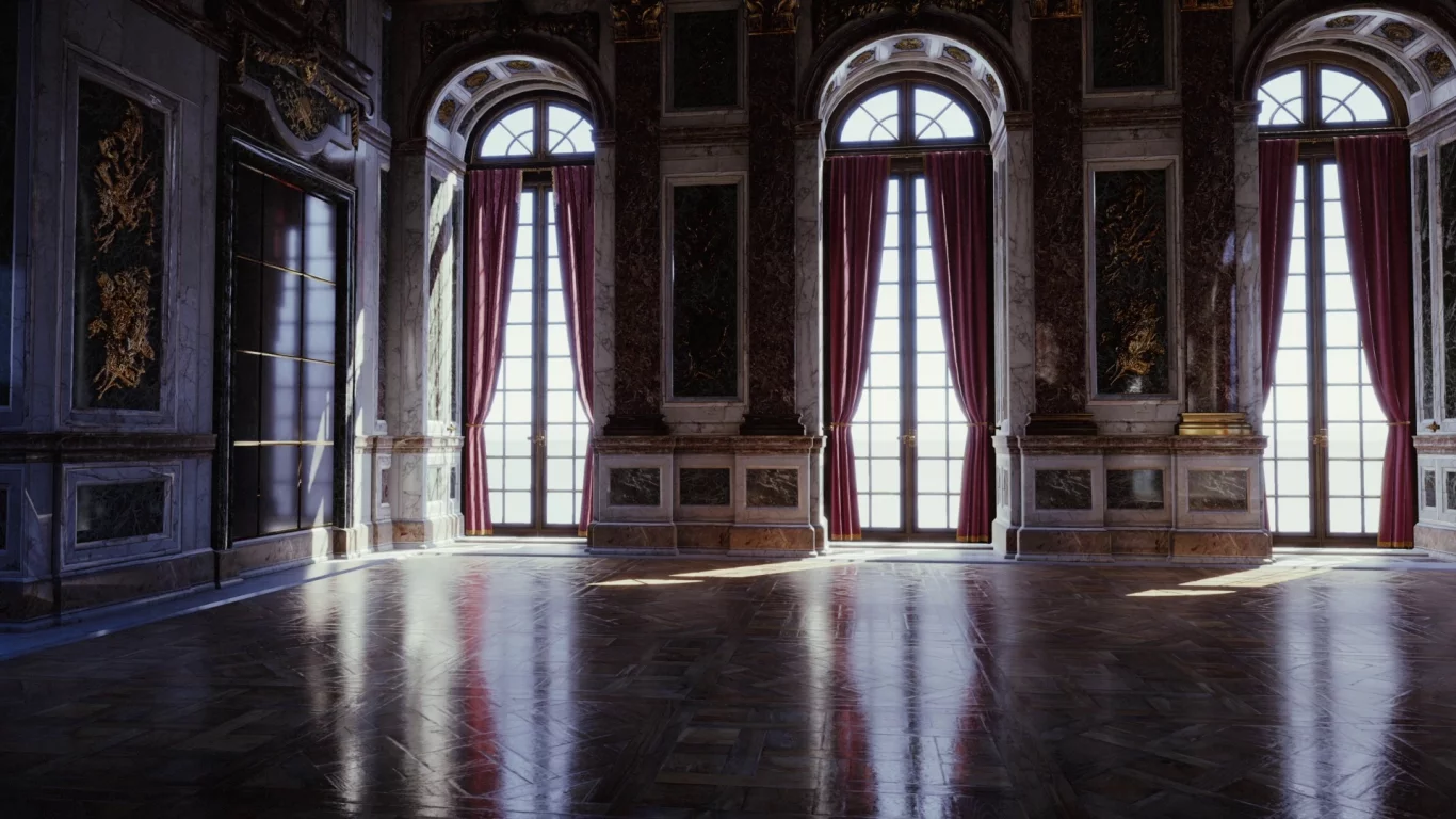 french style, curtains, light, windows
