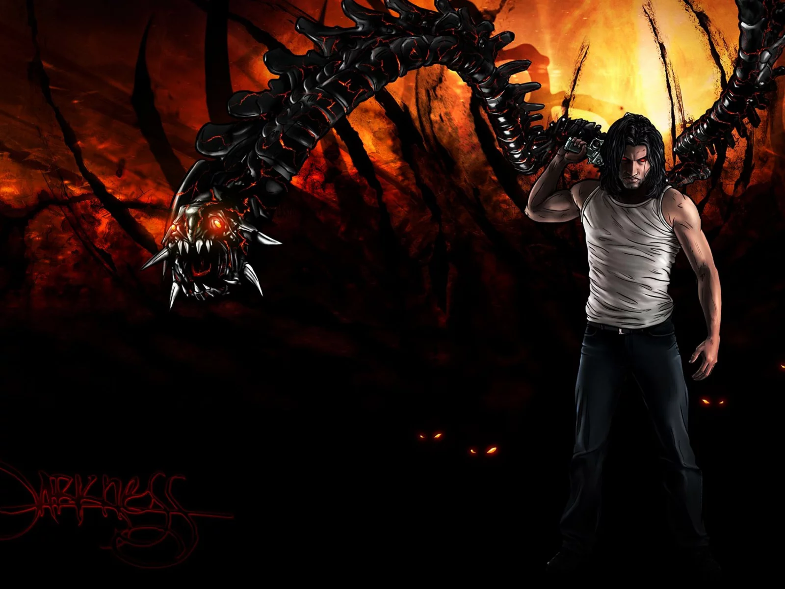 The Darkness 2, Джеки, тьма, Jackie, dark