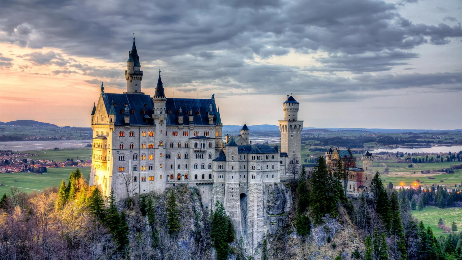 home of king ludwig, замок нойшванштайн, bavaria, germany, neuschwanstein castle