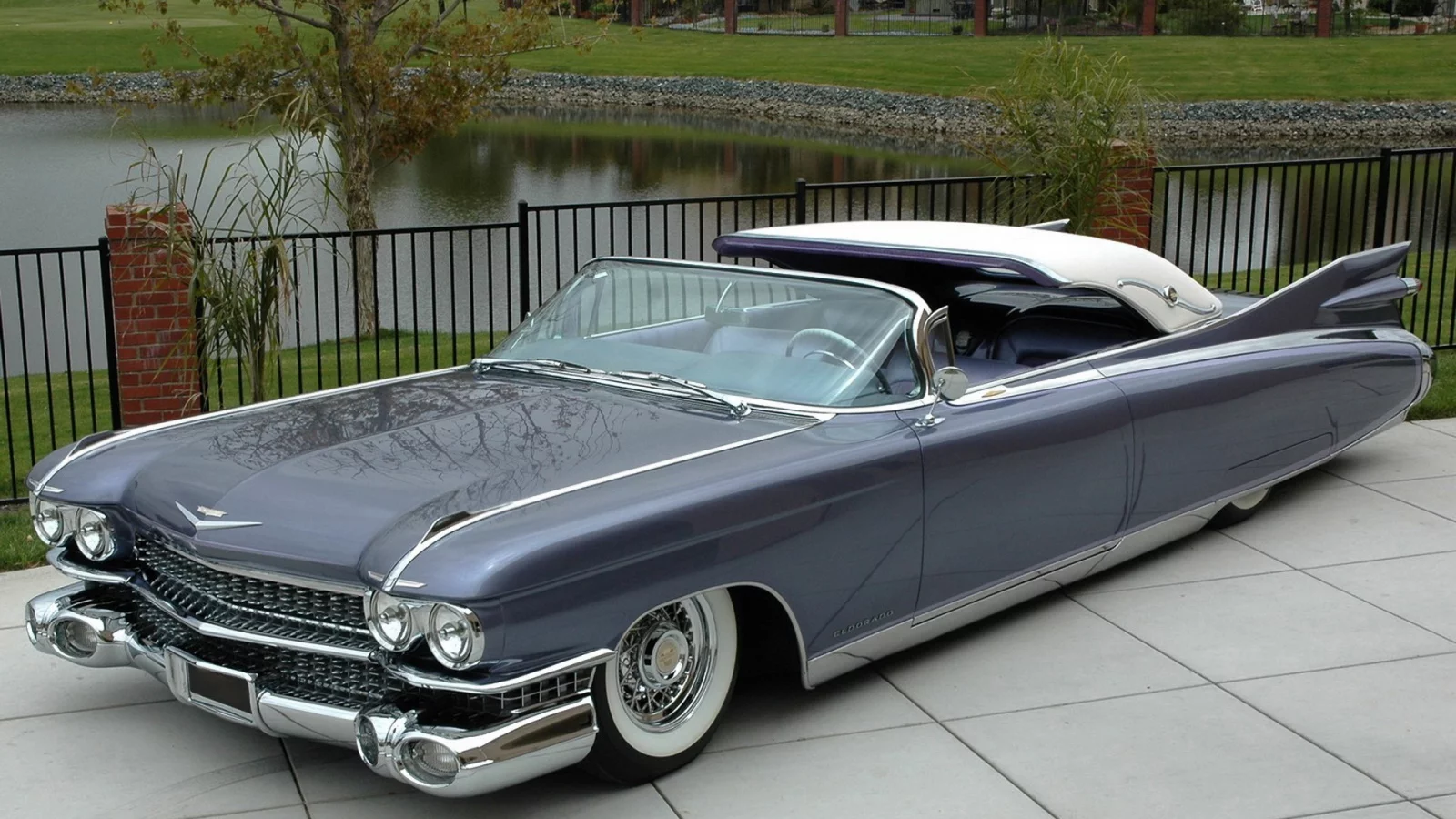 cadillac, кабриолет, ретро, eldorado, 1960