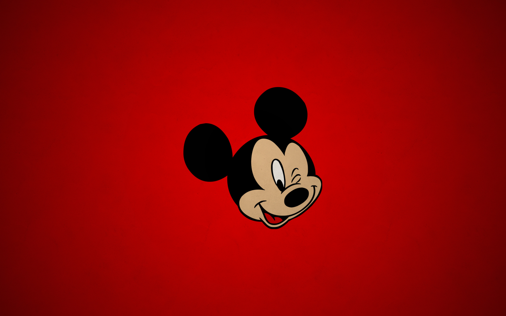 paper, mouse, mickey, disney, red, texture, simple, cartoon