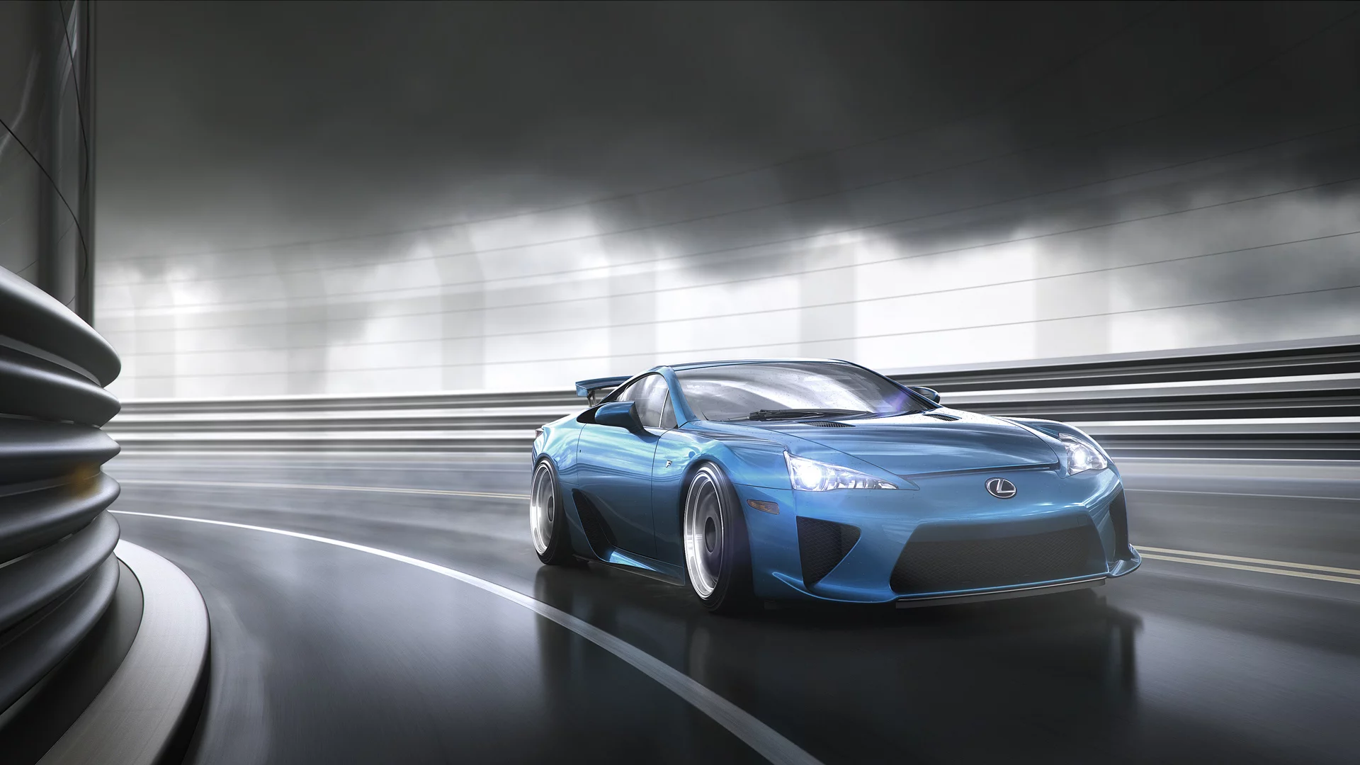 лексус, lexus lfa, в движении