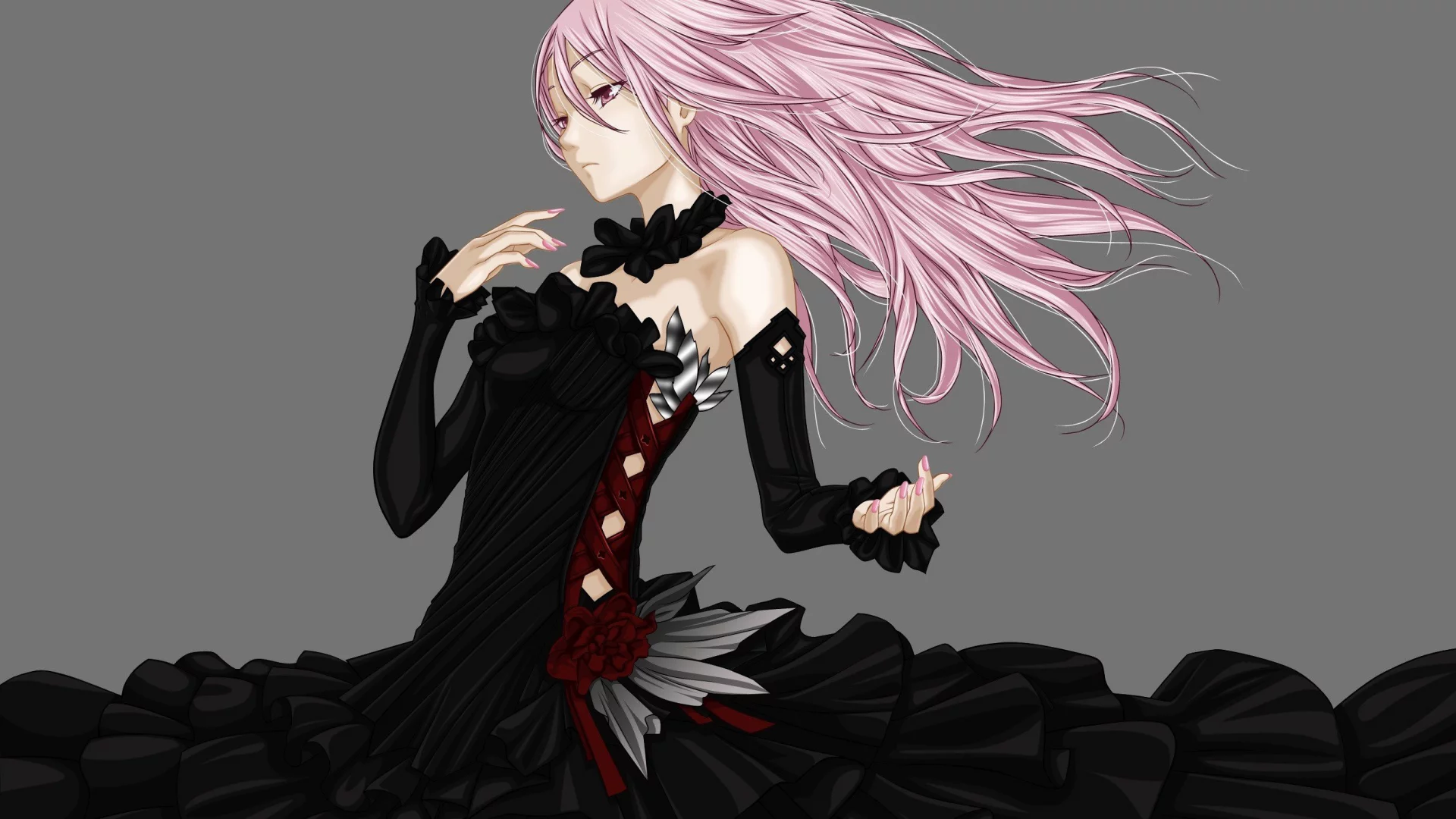 Guilty crown, Инори, Inori, корона вины, платье