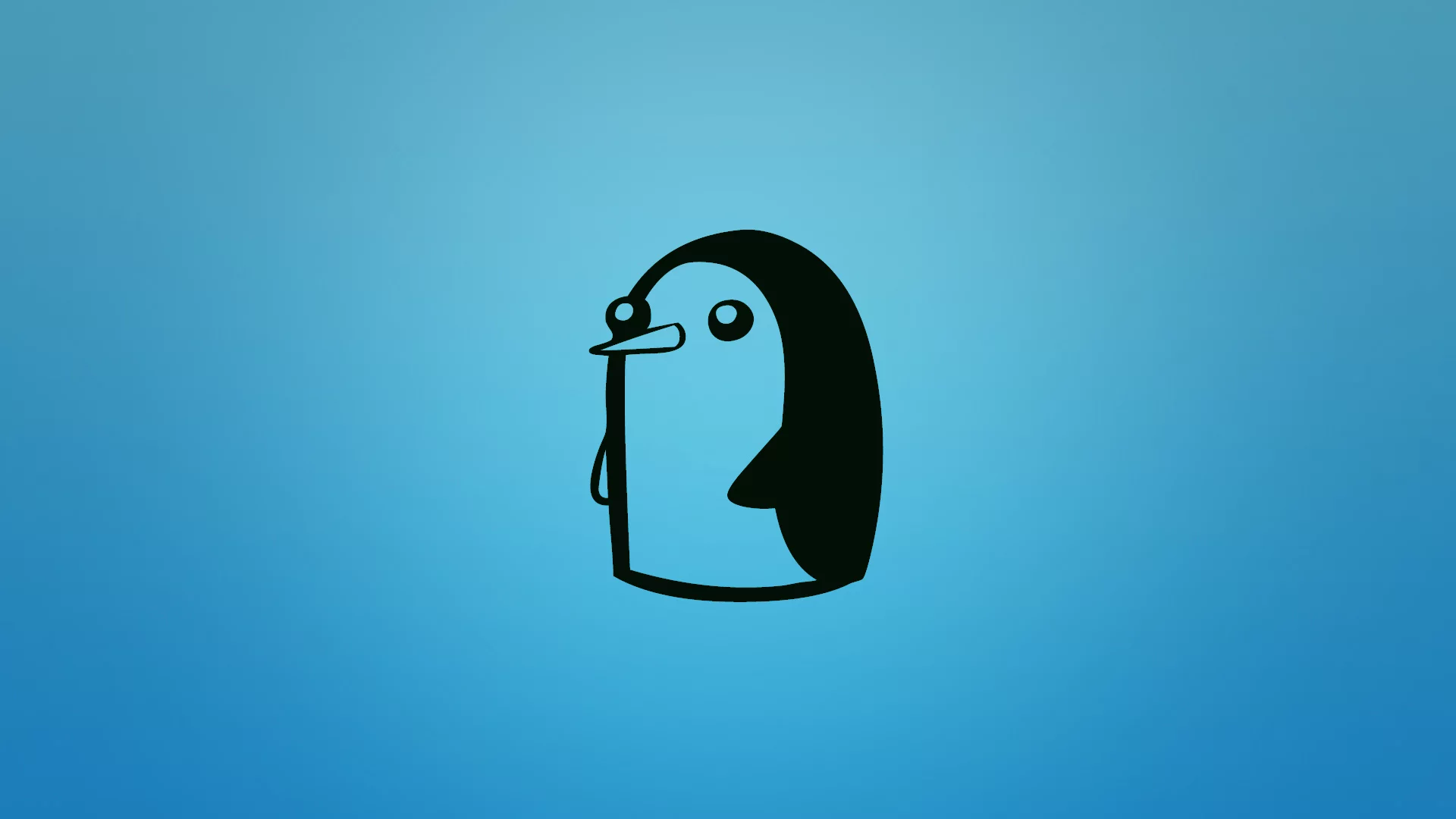 gunter, adventure time, at, пингвин, время приключений