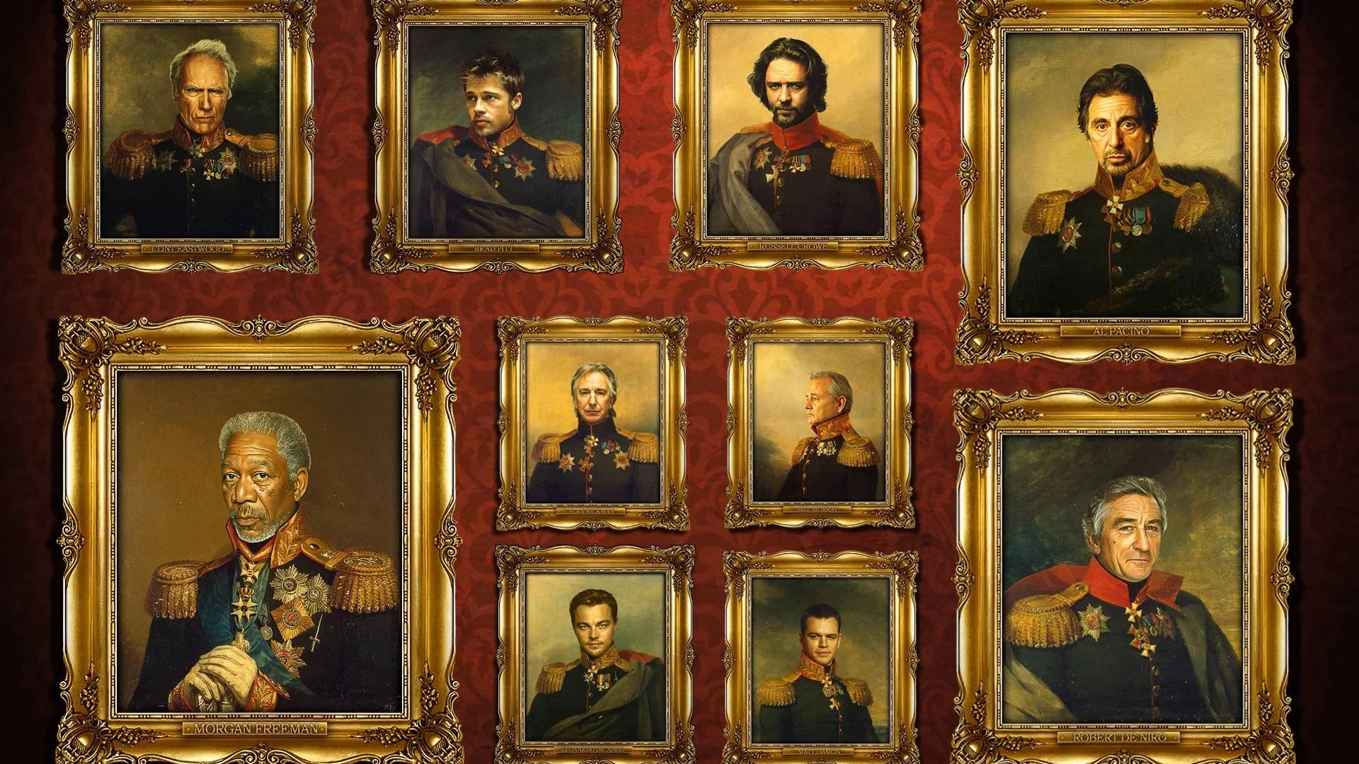 frame, generals, celebrities wearing the uniform of russian generals, celebrity