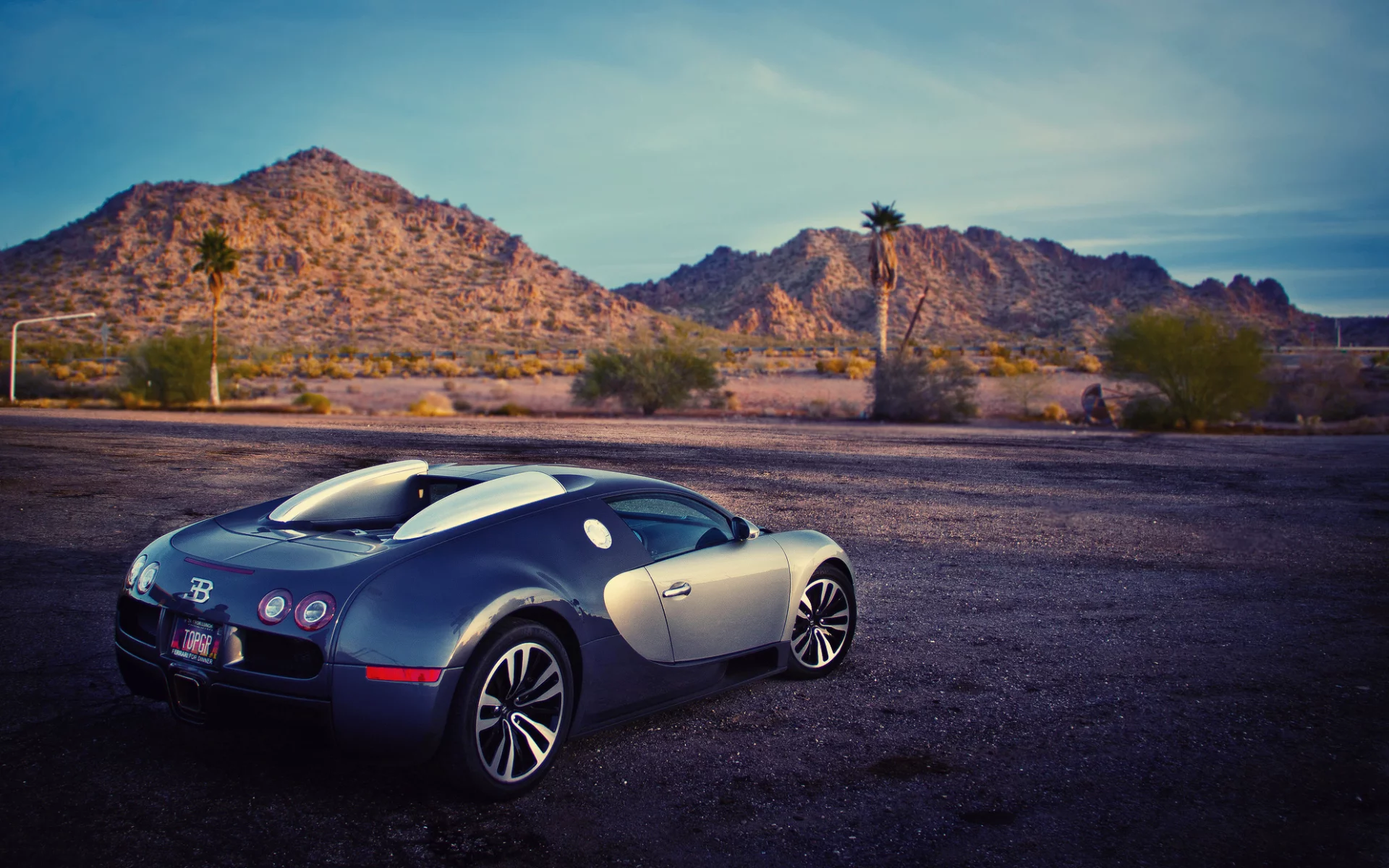 bugatti, холмы, veyron, горы