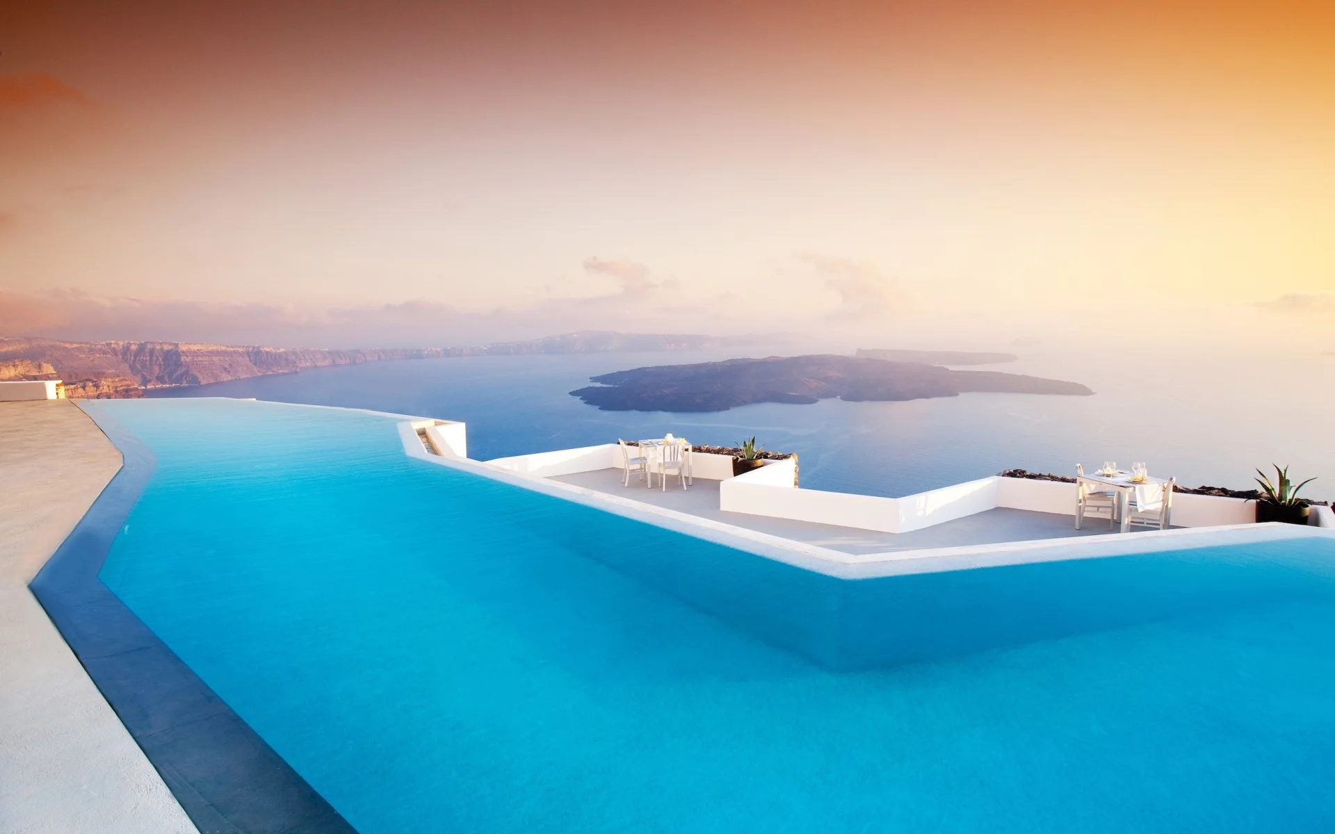 отель, санторини, pool, бассейн, santorini, греция, greece
