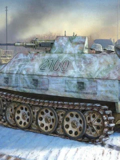 sd kfz 251 17 ausf d, самоходная зенитная установка, flak 38