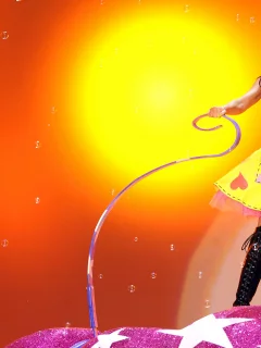 брюнетка, микрофон, певица, кети перри, девушка, katy perry