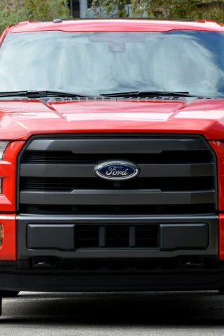 ford, supercrew, красный
