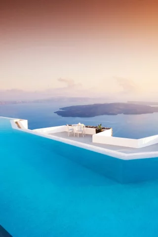 отель, санторини, pool, бассейн, santorini, греция, greece