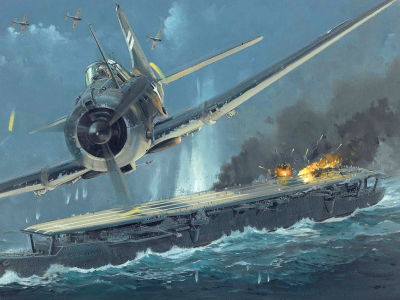 25 октября 1944 года, авианосец, арт, залив лейте